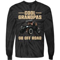 Cool SxS Design For Grandpa Off Road Ride UTV SxS Riding Tie-Dye Long Sleeve Shirt