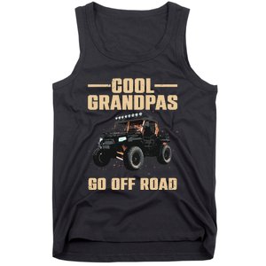 Cool SxS Design For Grandpa Off Road Ride UTV SxS Riding Tank Top