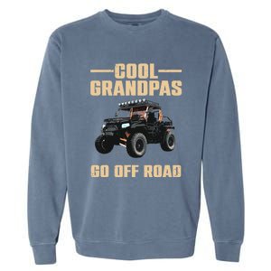 Cool SxS Design For Grandpa Off Road Ride UTV SxS Riding Garment-Dyed Sweatshirt