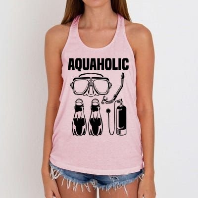 Cool Scuba Diving Women's Knotted Racerback Tank