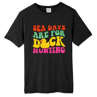 Cruising Sea Days Are For Duck Hunting Rubber Duck Tall Fusion ChromaSoft Performance T-Shirt