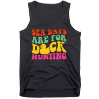 Cruising Sea Days Are For Duck Hunting Rubber Duck Tank Top