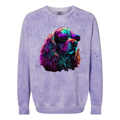 Cocker Spaniel Dogs Cocker Spaniels funny dog Colorblast Crewneck Sweatshirt