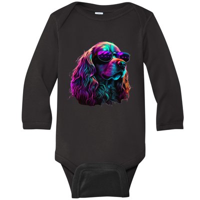 Cocker Spaniel Dogs Cocker Spaniels funny dog Baby Long Sleeve Bodysuit