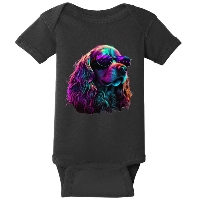 Cocker Spaniel Dogs Cocker Spaniels funny dog Baby Bodysuit