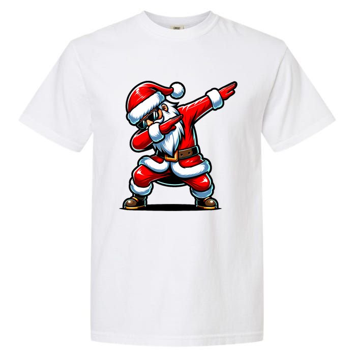 Christmas Santa Dabbing Santa Xmas Funny Garment-Dyed Heavyweight T-Shirt