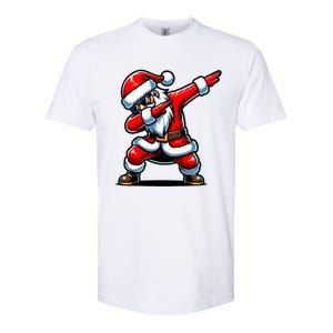 Christmas Santa Dabbing Santa Xmas Funny Softstyle CVC T-Shirt