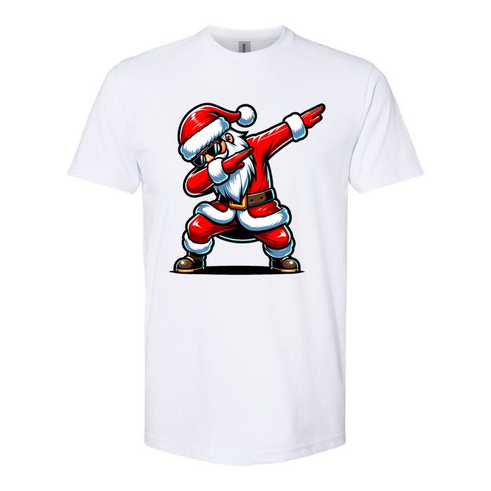 Christmas Santa Dabbing Santa Xmas Funny Softstyle CVC T-Shirt