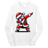 Christmas Santa Dabbing Santa Xmas Funny Long Sleeve Shirt