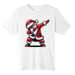 Christmas Santa Dabbing Santa Xmas Funny Tall Fusion ChromaSoft Performance T-Shirt