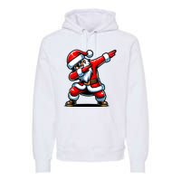 Christmas Santa Dabbing Santa Xmas Funny Premium Hoodie