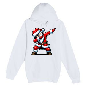 Christmas Santa Dabbing Santa Xmas Funny Premium Pullover Hoodie