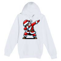 Christmas Santa Dabbing Santa Xmas Funny Premium Pullover Hoodie