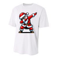 Christmas Santa Dabbing Santa Xmas Funny Performance Sprint T-Shirt