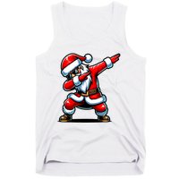 Christmas Santa Dabbing Santa Xmas Funny Tank Top