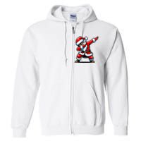 Christmas Santa Dabbing Santa Xmas Funny Full Zip Hoodie