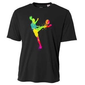 Cool Soccer Design For Soccer Player Sport Lover Cooling Performance Crew T-Shirt