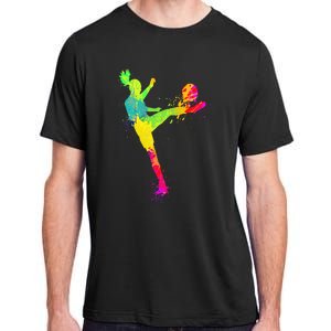 Cool Soccer Design For Soccer Player Sport Lover Adult ChromaSoft Performance T-Shirt