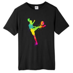 Cool Soccer Design For Soccer Player Sport Lover Tall Fusion ChromaSoft Performance T-Shirt