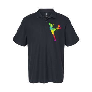 Cool Soccer Design For Soccer Player Sport Lover Softstyle Adult Sport Polo