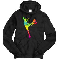 Cool Soccer Design For Soccer Player Sport Lover Tie Dye Hoodie