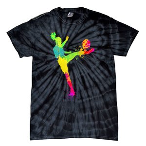 Cool Soccer Design For Soccer Player Sport Lover Tie-Dye T-Shirt