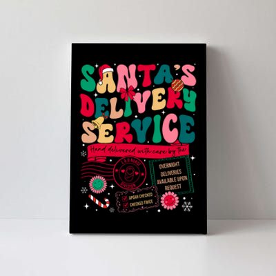 Christmas SantaS Delivery Service L&D Labor Delivery Nurse Canvas