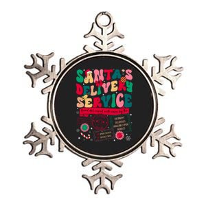 Christmas SantaS Delivery Service L&D Labor Delivery Nurse Metallic Star Ornament