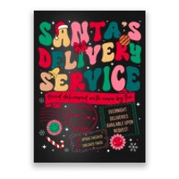 Christmas SantaS Delivery Service L&D Labor Delivery Nurse Poster