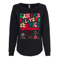 Christmas SantaS Delivery Service L&D Labor Delivery Nurse Womens California Wash Sweatshirt