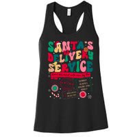 Christmas SantaS Delivery Service L&D Labor Delivery Nurse Women's Racerback Tank