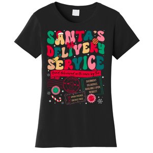 Christmas SantaS Delivery Service L&D Labor Delivery Nurse Women's T-Shirt