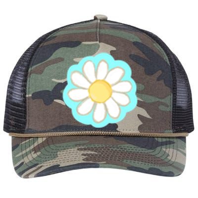 Cool Summer Daisy Aesthetic Retro Rope Trucker Hat Cap