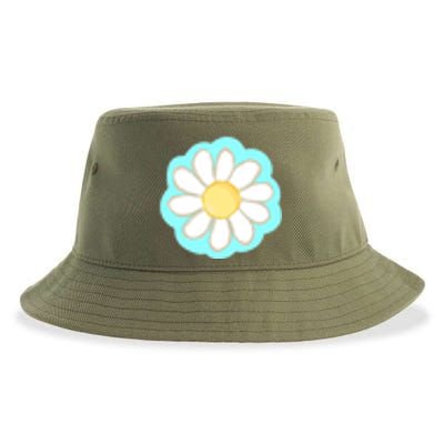 Cool Summer Daisy Aesthetic Sustainable Bucket Hat