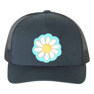 Cool Summer Daisy Aesthetic Yupoong Adult 5-Panel Trucker Hat