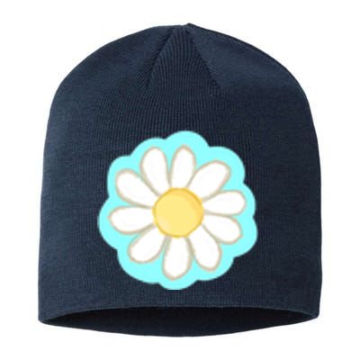 Cool Summer Daisy Aesthetic Sustainable Beanie