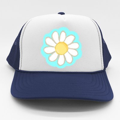 Cool Summer Daisy Aesthetic Trucker Hat