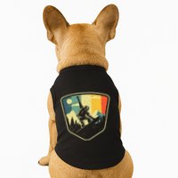 Cool Snowboarding Design Vintage Snowboarder Doggie Tank