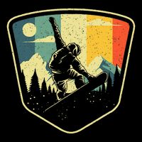Cool Snowboarding Design Vintage Snowboarder Sweatshirt