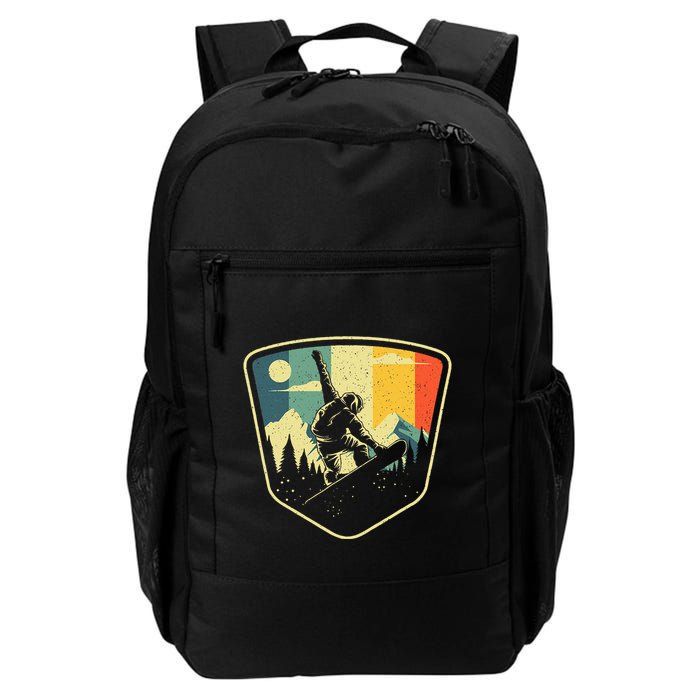 Cool Snowboarding Design Vintage Snowboarder Backpack