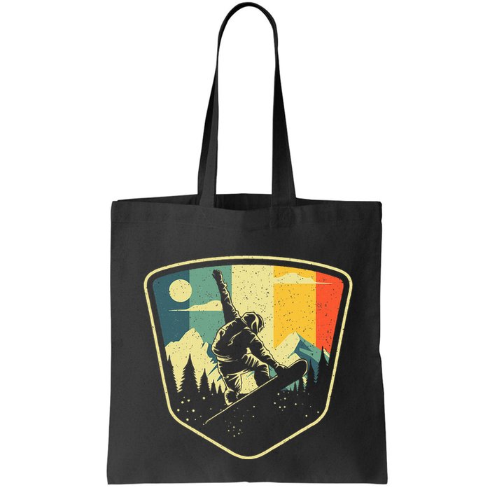 Cool Snowboarding Design Vintage Snowboarder Bag