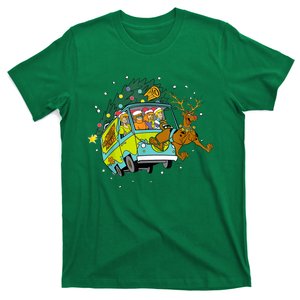 Christmas Scooby .Doo Mystery Machine Xmas Reindeer Gang Gift T-Shirt