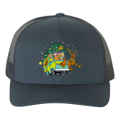 Christmas Scooby .Doo Mystery Machine Xmas Reindeer Gang Gift Yupoong Adult 5-Panel Trucker Hat