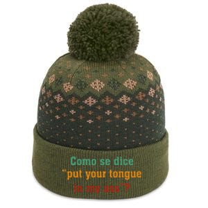 Como Se Dice Put Your Tongue In My Ass The Baniff Cuffed Pom Beanie