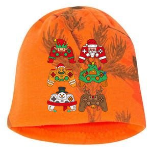 Christmas Santa Deer Gaming Controllers Gift Kati - Camo Knit Beanie