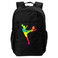 Cool Colorful Soccer Girl Soccer Player Backpack