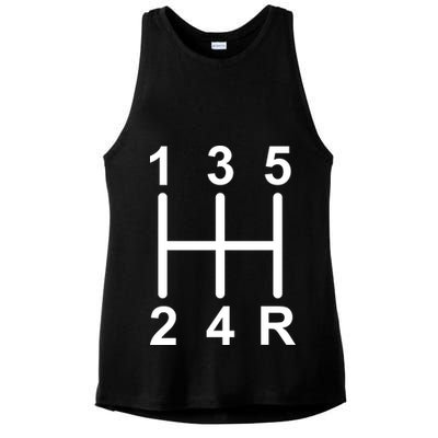 Car Shift Driver Ladies PosiCharge Tri-Blend Wicking Tank