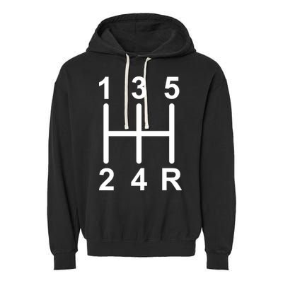 Car Shift Driver Garment-Dyed Fleece Hoodie