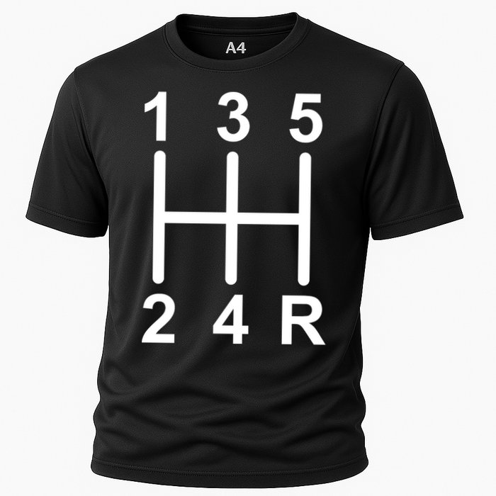 Car Shift Driver Cooling Performance Crew T-Shirt