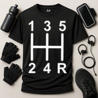 Car Shift Driver Cooling Performance Crew T-Shirt